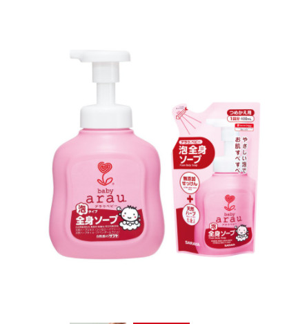 Sữa tắm trẻ e arau chai 450ml túi 400ml 880ml
