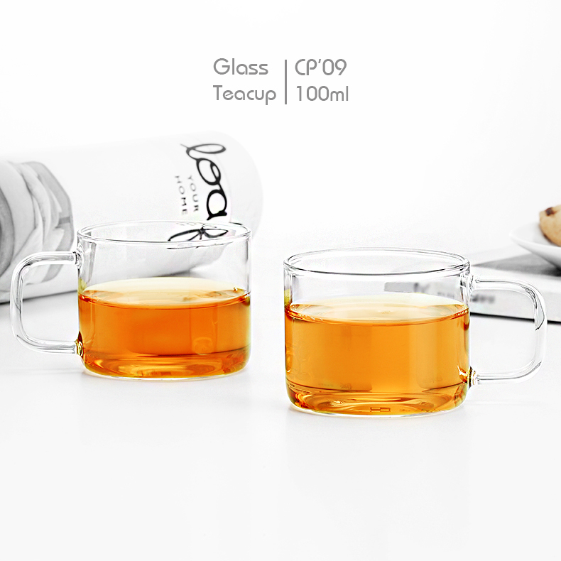 Bộ 2 tách trà thủy tinh Samadoyo CP09/2 100mL