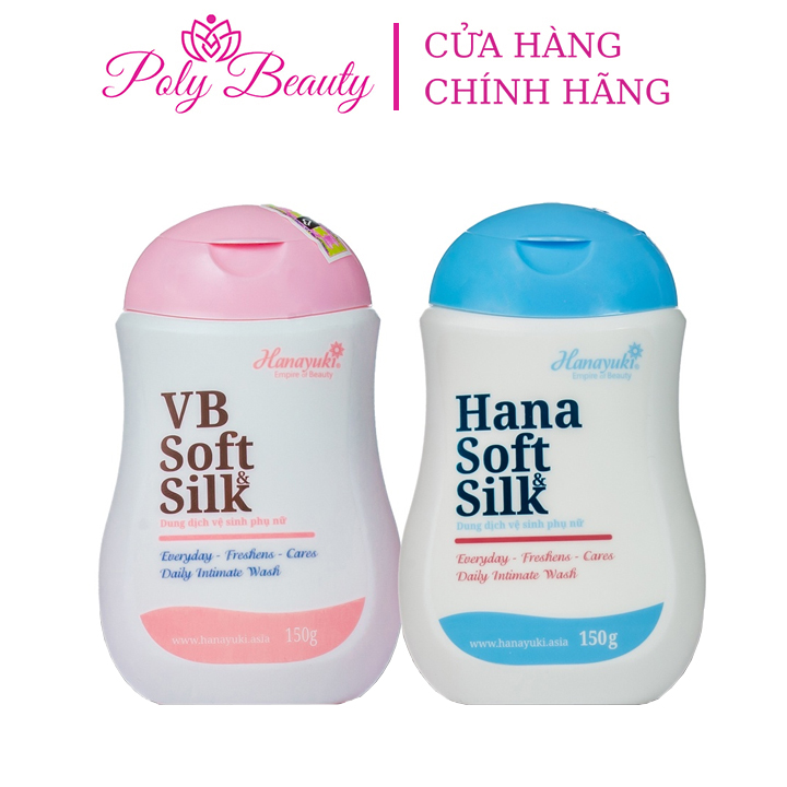 Dung dịch vệ sinh Hanayuki chính hãng hana soft silk phiên bản mới khử mùi