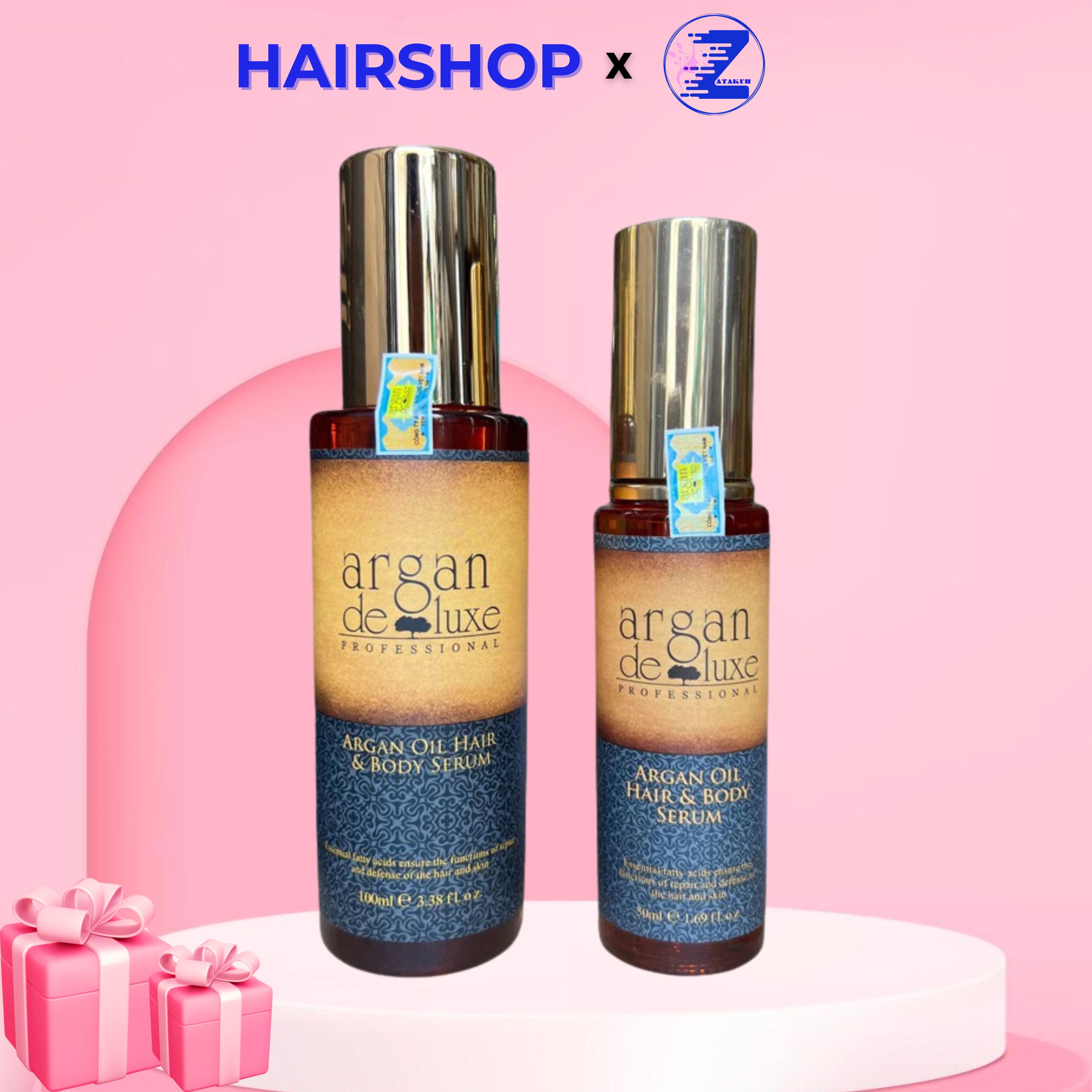 Tinh dầu phục hồi tóc hư tổn argan deluxe 100ml