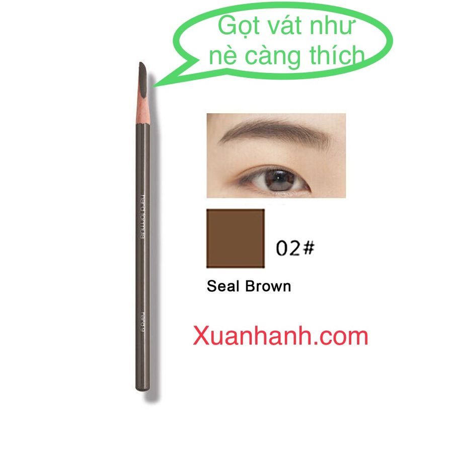 Chì kẻ mày Shu Uemura Hard Formula #02 Seal Brown nâu hạt dẻ