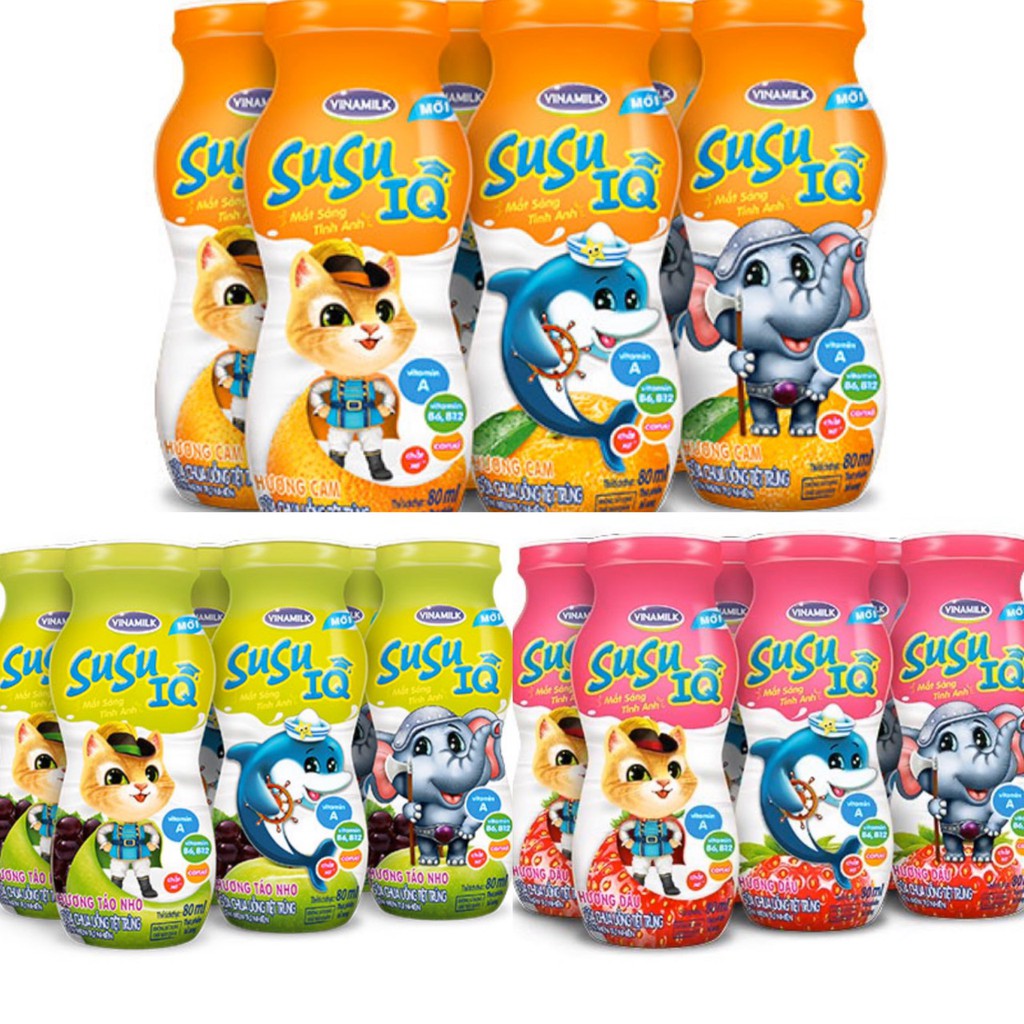 Sữa chua uống Vinamilk Susu chai 80ml ( Thùng 48 chai )