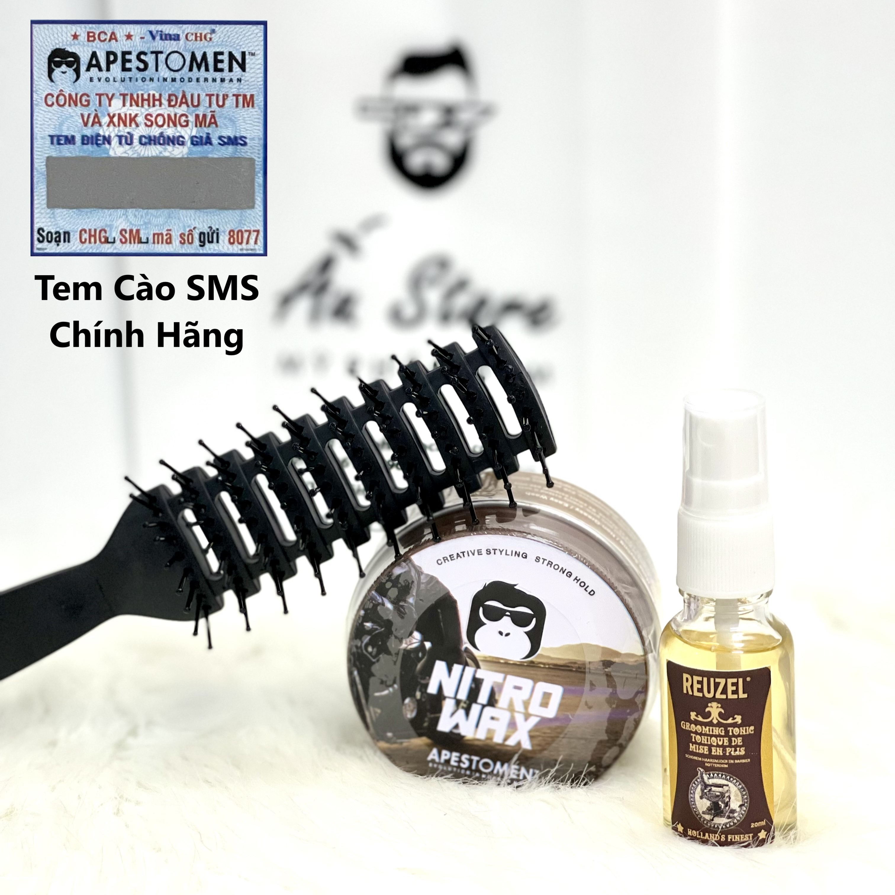 Sáp vuốt tóc Nitro Wax + Quà Tặng cao cấp