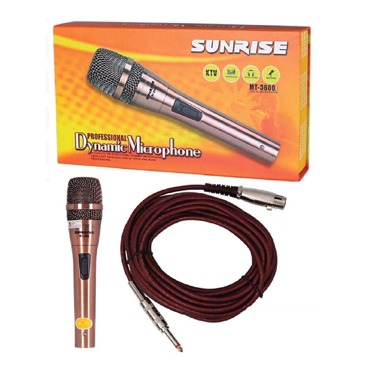 Micro cực hút sunrise mt-3600 chống hú
