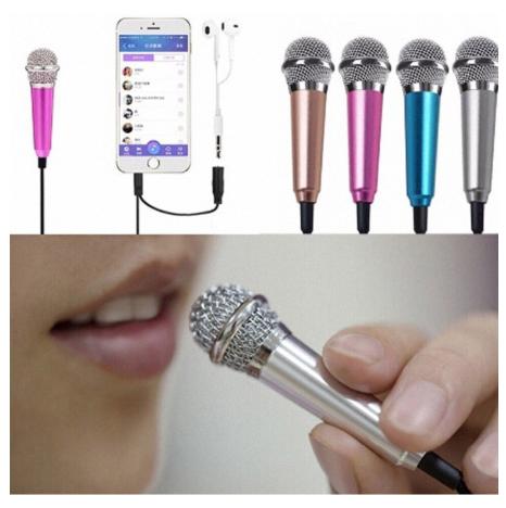 Micro Mini Hát Karaoke Trên Điện Thoại Nhiều Màu