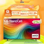 43NANO81TSA Smart Tivi NanoCell LG 4K 43 inch 43NANO81TSA [Miễn phí giao lắp HCM]