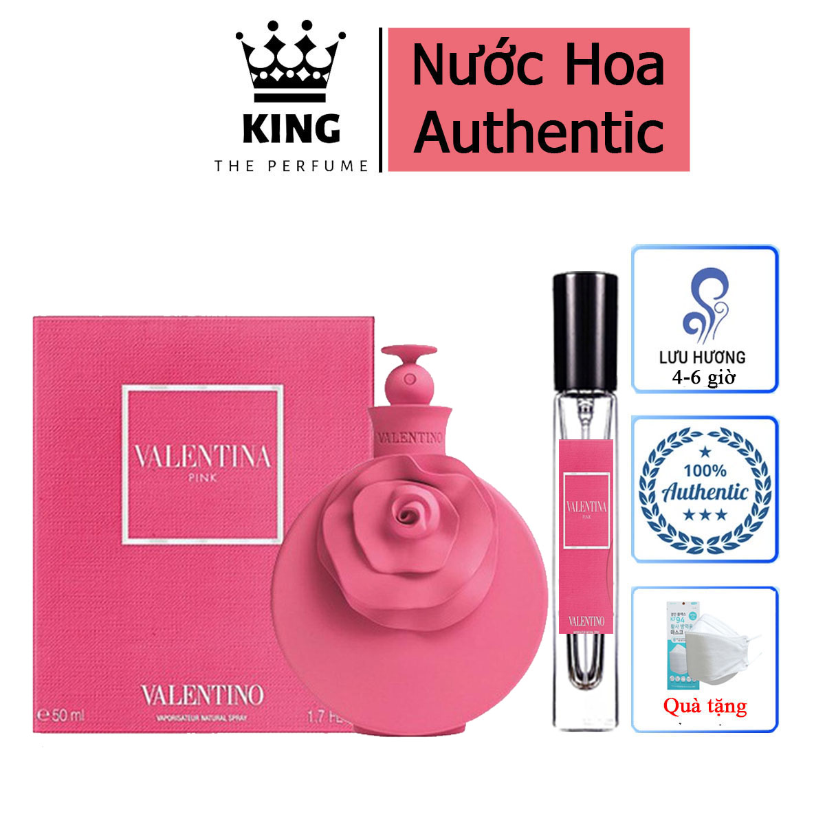 Nước Hoa Valentino Valentina Pink - Hương thơm mát của thiếu nữ đôi mươi, Chai chiết 5ml/10ml/20ml