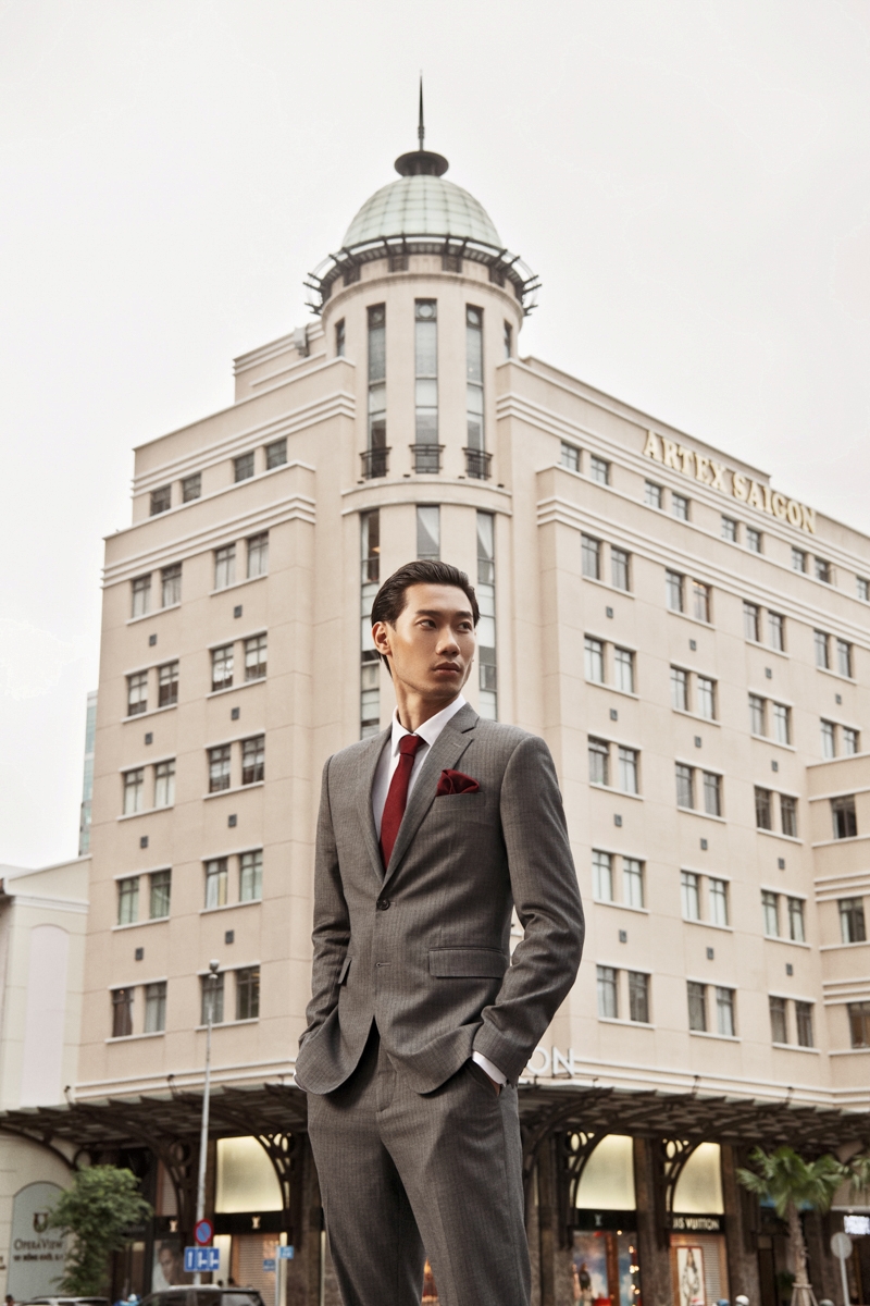 Áo vest nam kẻ sang trọng ivy moda ms 67e2743
