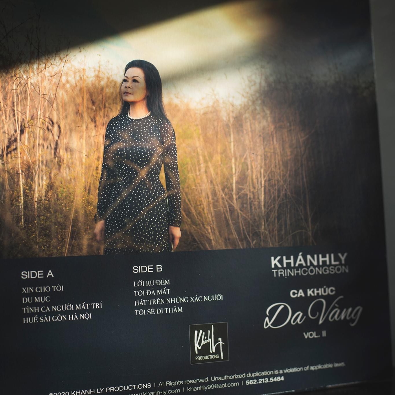 Đĩa than Khánh Ly - Ca khúc da vàng Vol 2