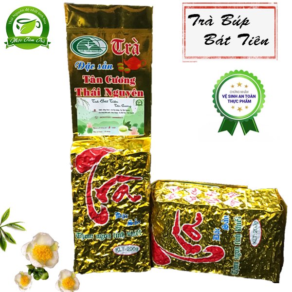 Chè thái nguyên - gói 200g trà bát tiên tân cương thái nguyên
