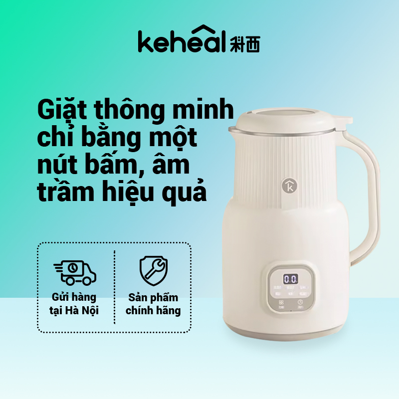 Máy làm sữa đậu nành Keheal CP-D1 tự động mini không cần nấu máy làm sữa đậu nành nhỏ giao hàng nhanh tận nơi