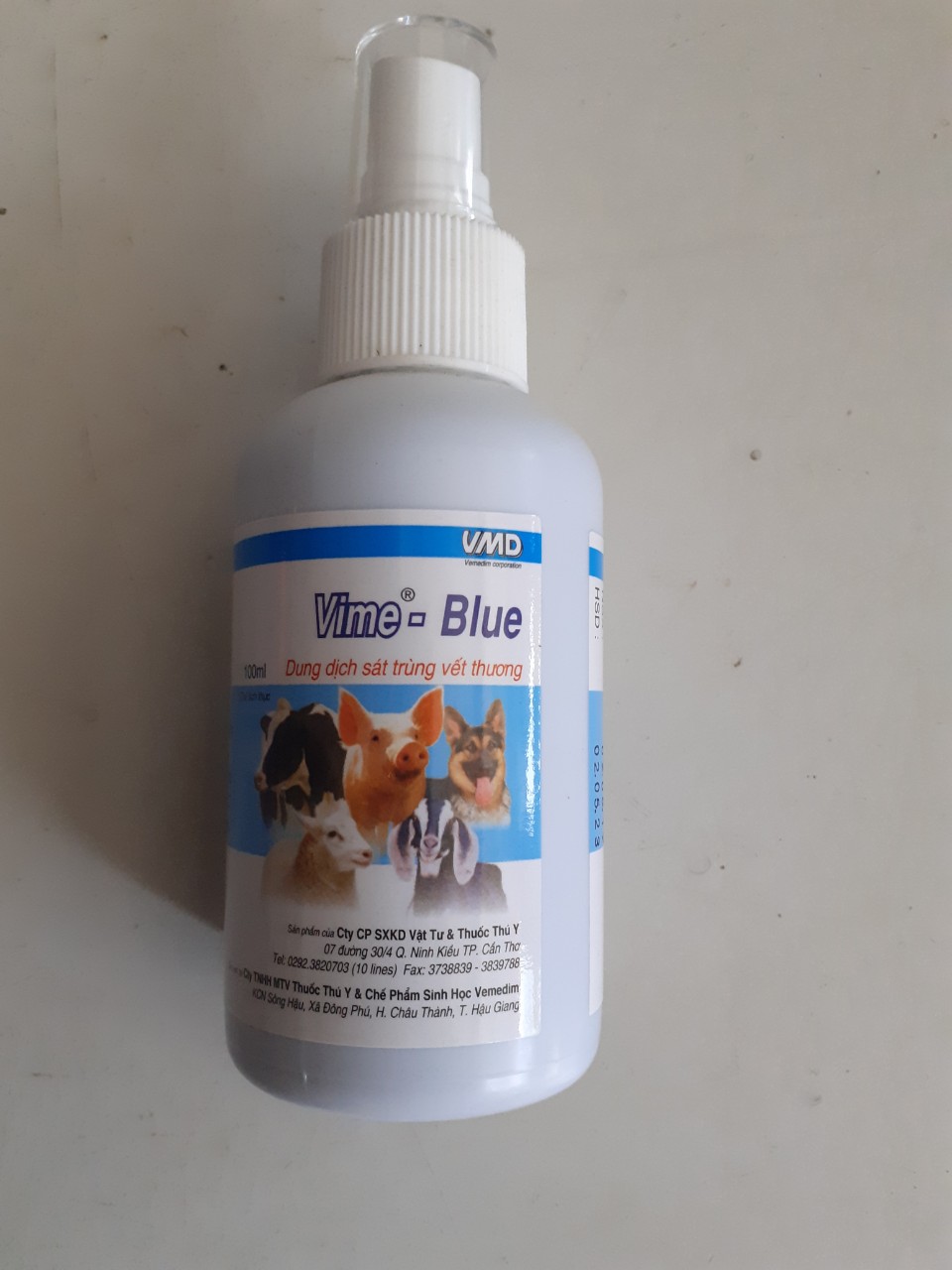 Vime - Blue - Xanh metylen Sát trùng vết thương - ngoài da - vết thiến