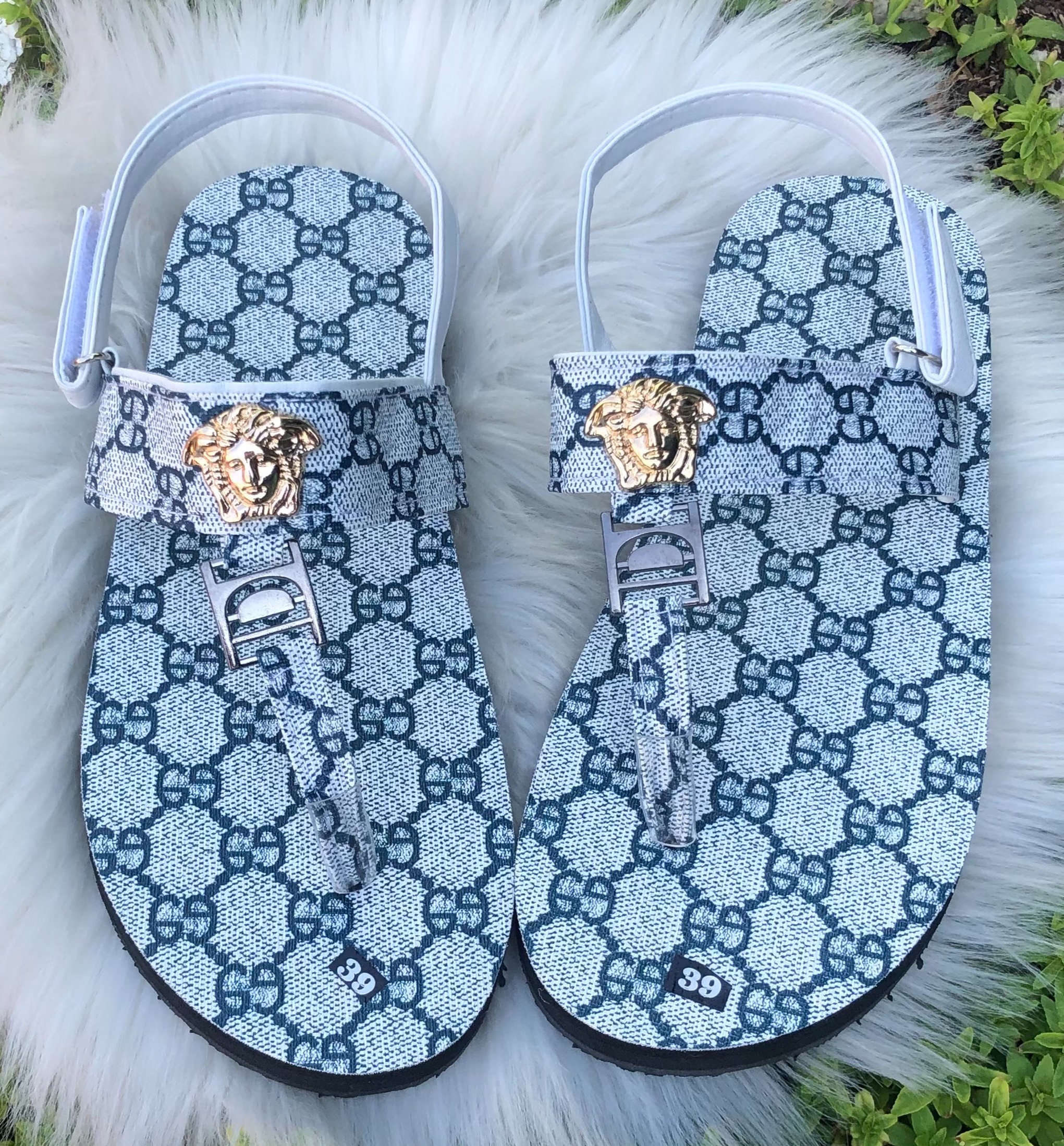 [FREESHIP + HOÀN TIỀN 50K] sandal đồng nai ( dép sandal nữ ) đế xanh gg size từ 35 đến 41 nữ size khác ib chọn thêm