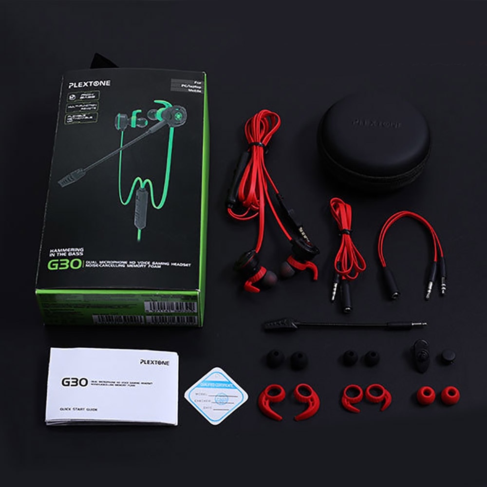 ▦♂ Tai nghe gaming có mic rời Plextone G30 - Tai nghe gaming có dây G30GL Plextone chính hãng