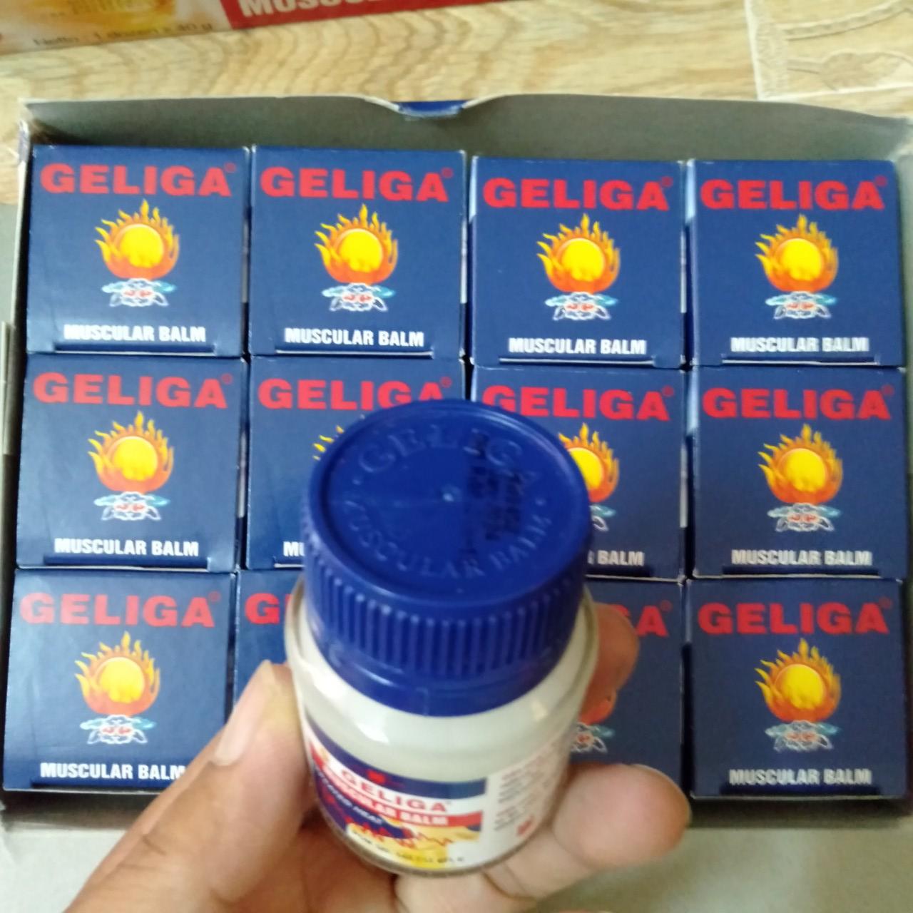 Combo 12 chai dầu cù là lửa geliga