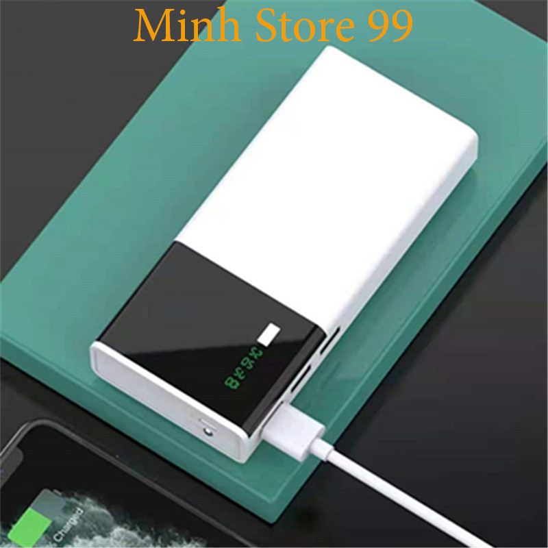 [sdp] [SẠC CHUẨN DUNG LƯỢNG 30000 MAH] - PIN SẠC DỰ PHÒNG 30000MAH THIẾT KẾ MẶT KÍNH CƯỜNG LỰC CHỐNG VA ĐẬP TỐT - PIN BỀN, SẠC CỰC NHANH THÍCH HỢP TẤT CẢ CÁC ĐT Dũng Dũng 3