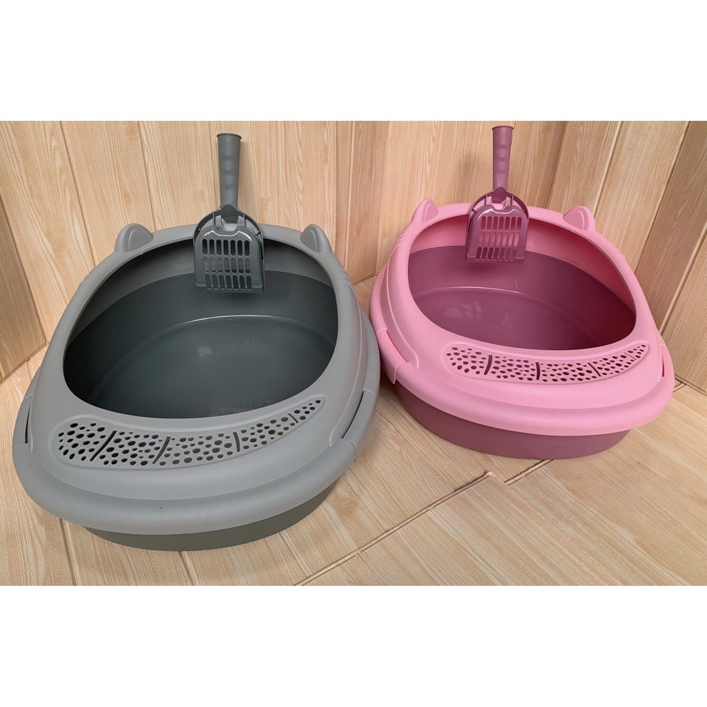 HOT SALE KHAY VỆ SINH CHẬU CÁT CHO MÈO 40x30  xẻng