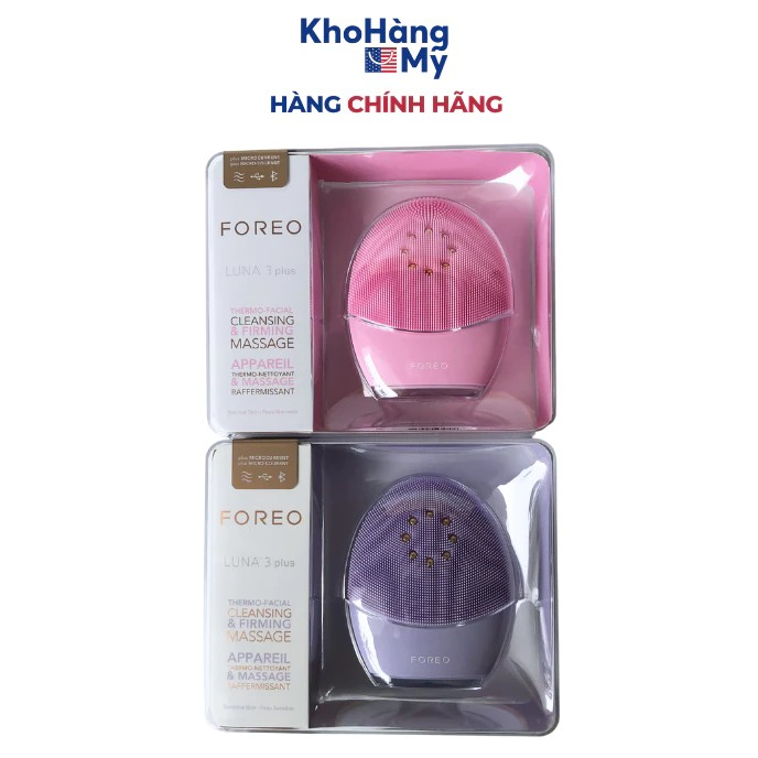 Máy rửa mặt và massage nâng cơ Foreo LUNA 3 Plus, LUNA 4 plus