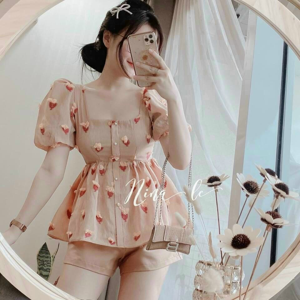 Sét đồ bô lua cao cấp siêu đep thời trang gia bảo shop