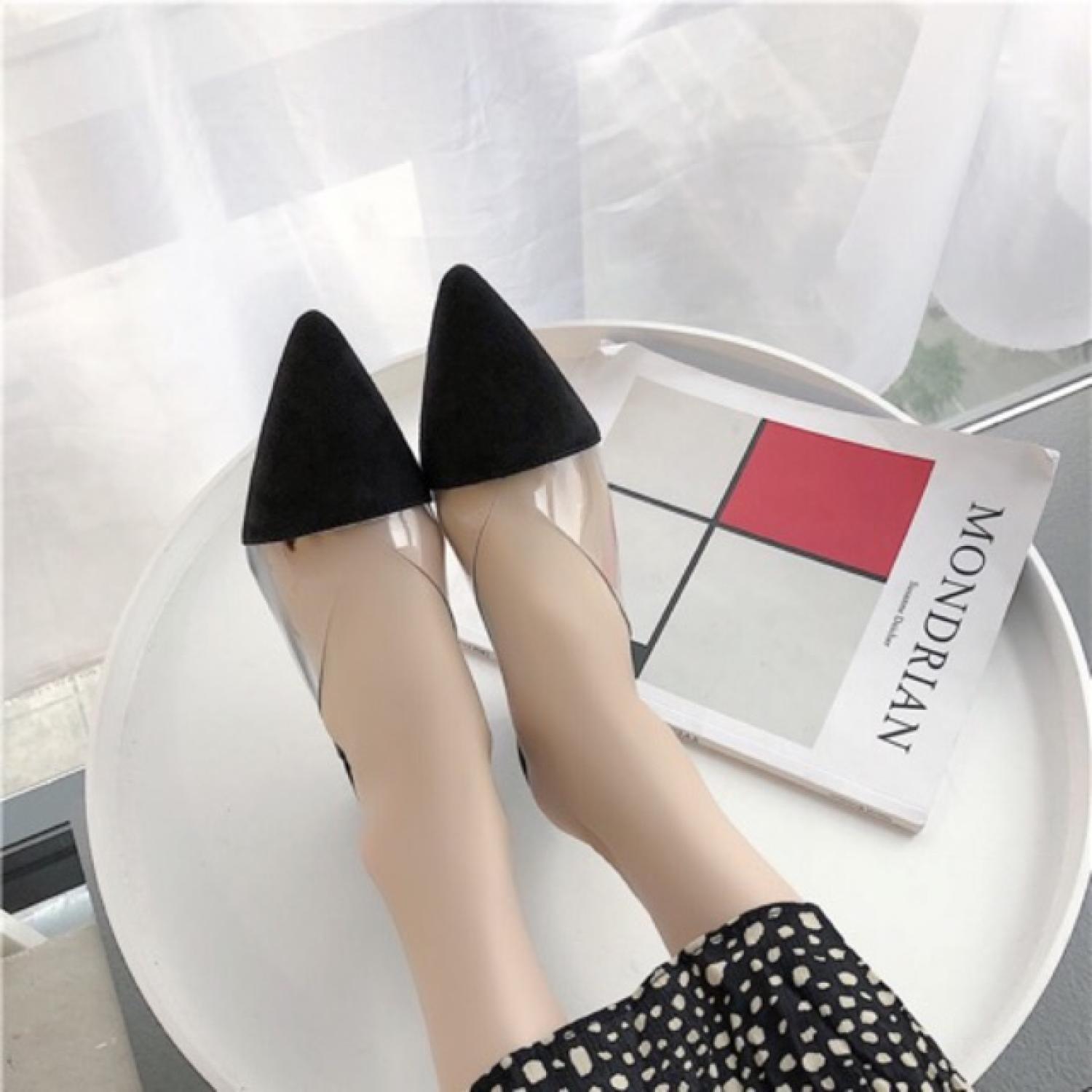 Dép nữ sục viền mica - video - ảnh thật a15