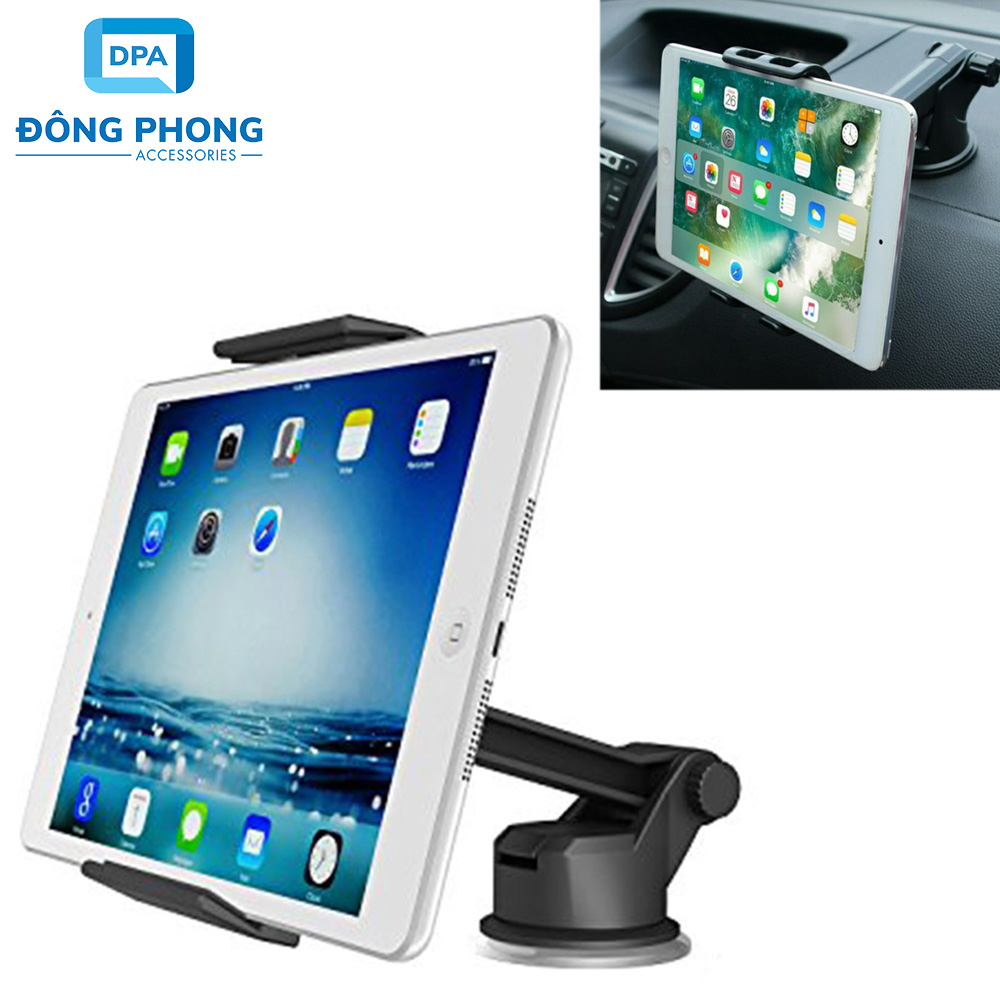 Giá đỡ ipad / máy tính bảng trên xe hơi hít chân không cao cấp - ipad holder for car