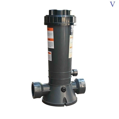 Bình châm hóa chất Clo C100 bán tự động dùng trong bể bơi chuyên dùng để khử trùng nước hồ bơi, giúp nước hồ sạch hơn, đảm bảo an toàn khi sử dụng - thiết bị vệ sinh hồ bơi