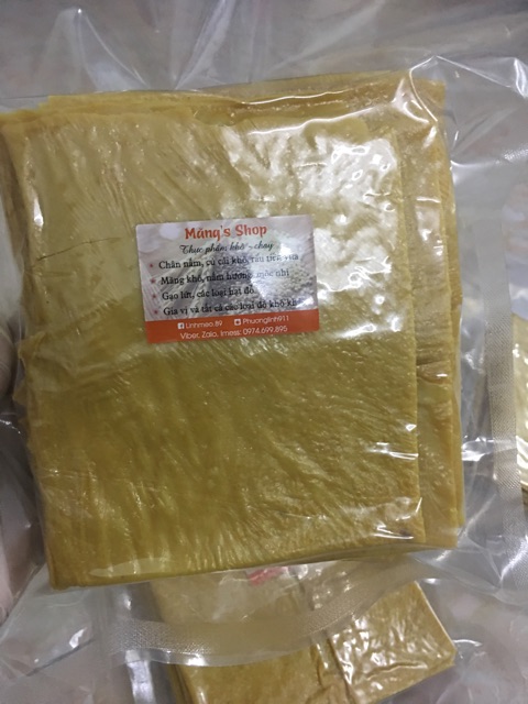 1kg Váng đậu sạch (tàu hũ ky) ăn lẩu cực ngon, dùng được cho món chay