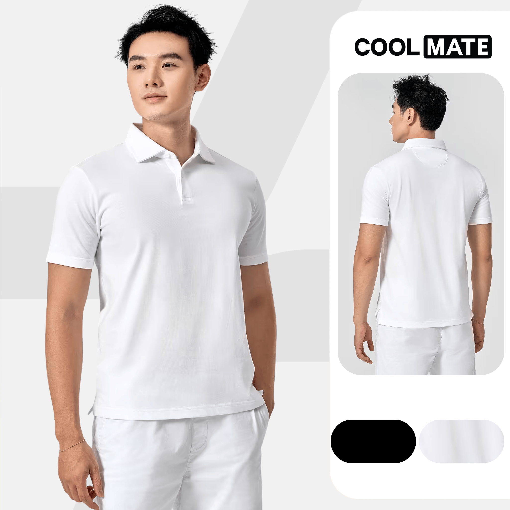 Áo thun có cổ, Polo nam Premium Pique mềm mại, thoáng mát, bền bỉ Coolmate