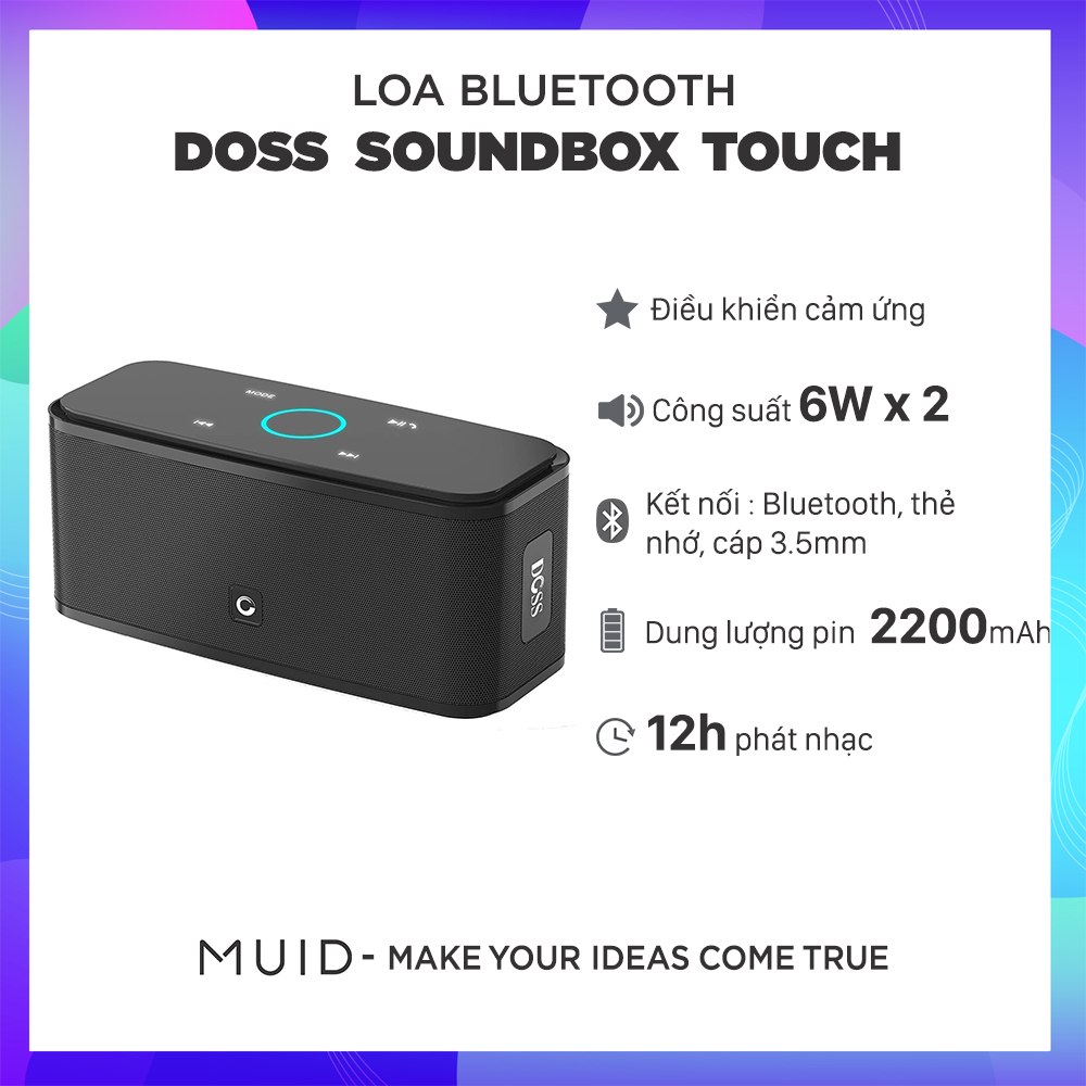 Loa Bluetooth DOSS Soundbox Touch