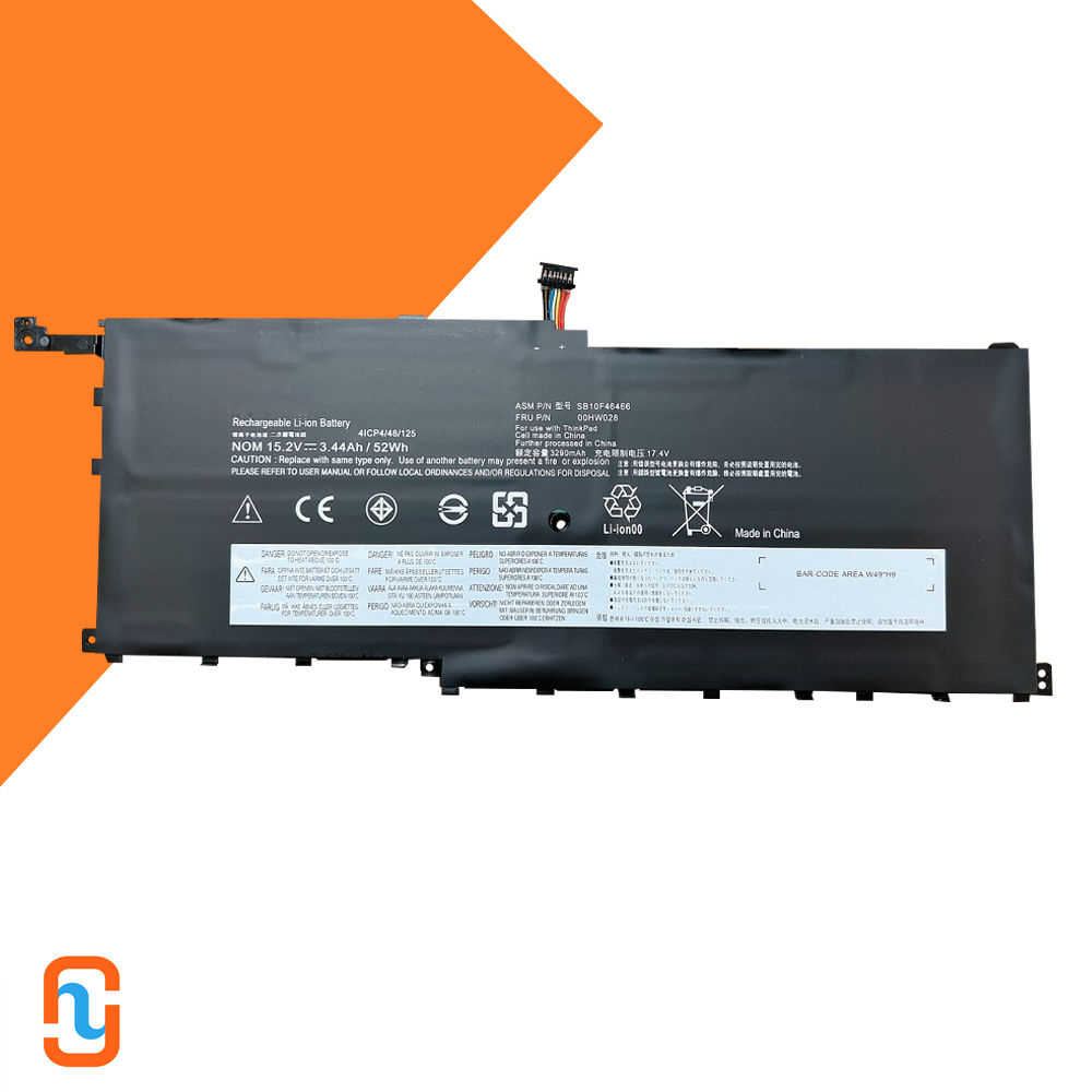 Pin laptop Lenovo ThinkPad X1 Gen 4, X1 Yoga (00HW028,00HW029,)