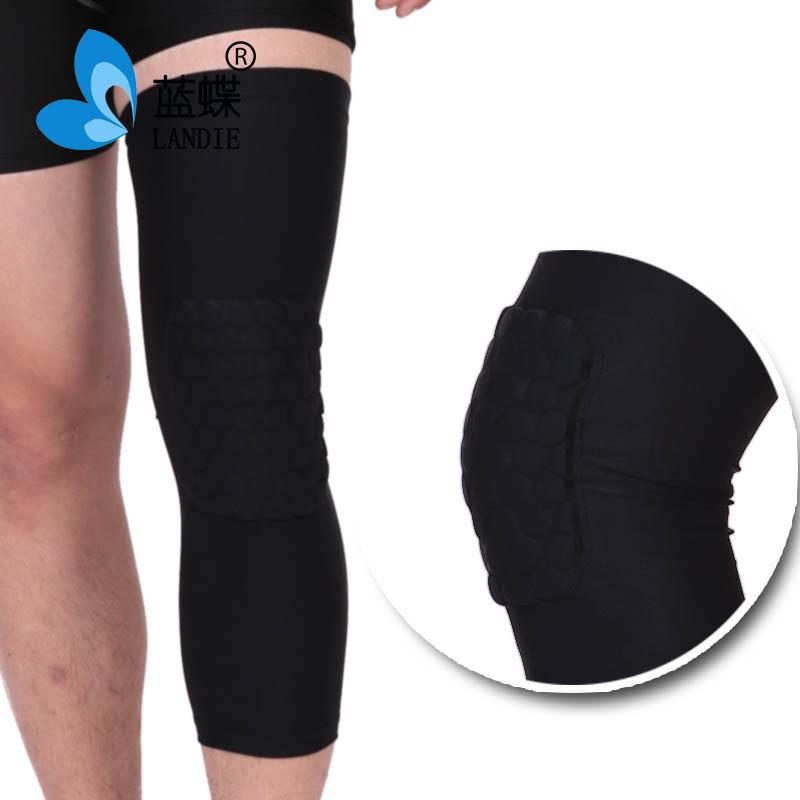 1 chiếc Đai bó ống chân co giãn loại dài có mút (Màu đen)