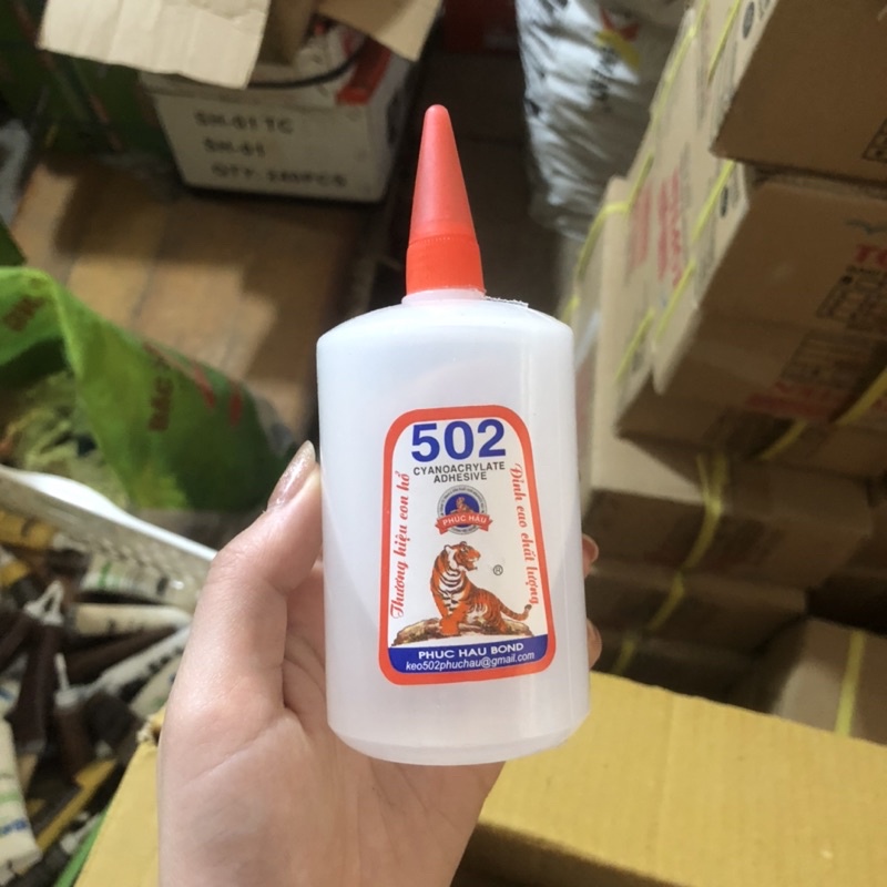 Keo 502 lọ to siêu dính nắp đỏ n160 - keo phúc hậu