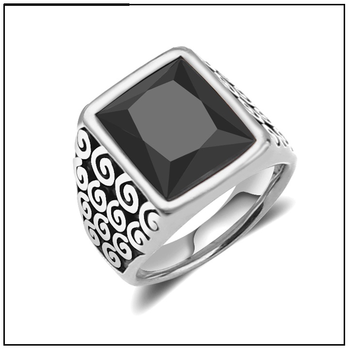 Nhẫn Nam Inox Cao Cấp Họa Tiết Xoắn Ốc Giá Rẻ