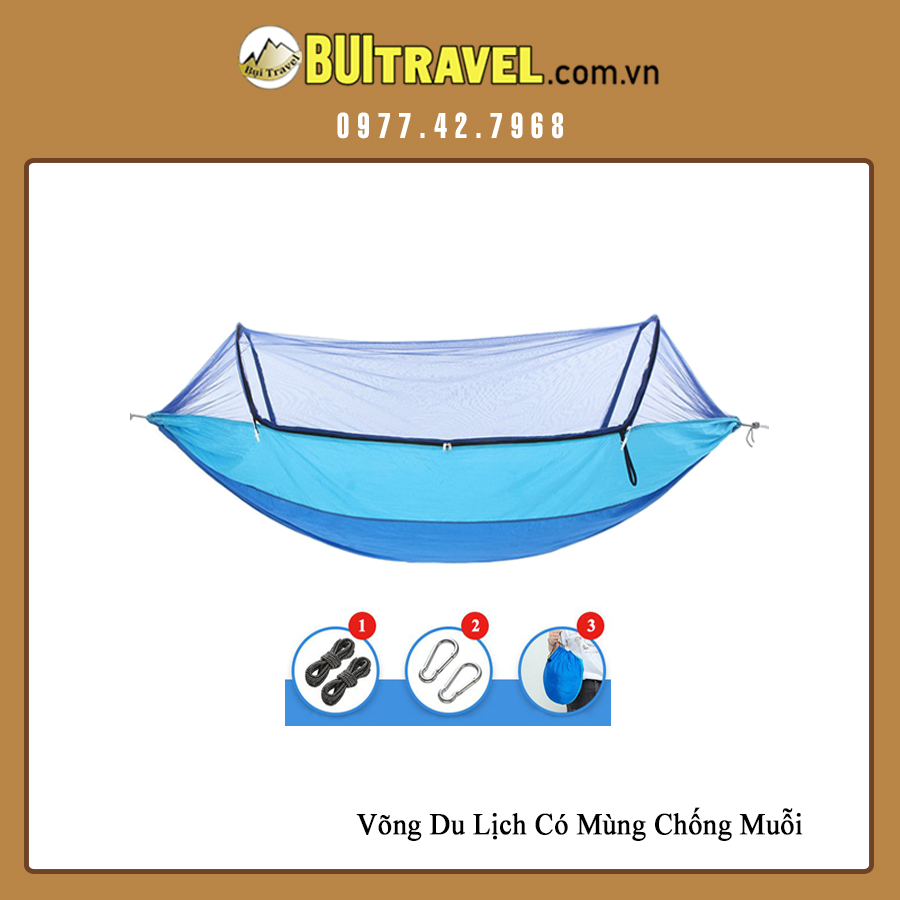 Võng du lịch có mùng chống muỗi - bụi travel