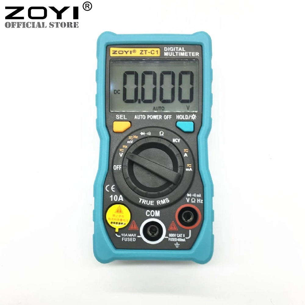 Đồng Hồ Đo Điện Đa Năng Điện Tử Zoyi Zt-C1, Đồng Hồ Đo Điện Vạn Năng Đo Son Điện Trở Cách Điện, Điện Áp AC DC, Kiểm Tra Tụ Điện, Dò Điện NVC - Hàng Chính Hãng