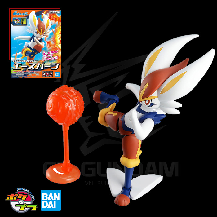 Mô hình pokemon plastic model collection 050 cinderace đồ chơi lắp ráp gundam gunpla chính hãng nhật bản