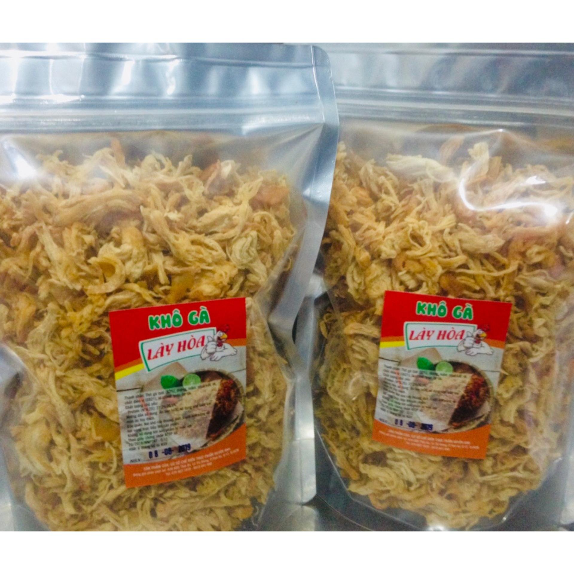 2Kg Khô gà Giòn KHÔNG cay Lày Hòa chế biến từ những nguyên liệu tươi mới đảm bảo vệ sinh an toàn
