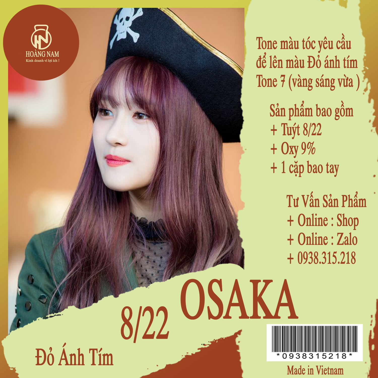 Thuốc nhuộm tóc Complex OSAKA Collagen  - Sự lựa chọn tuyệt vời mới màu sắc tự nhiên an toàn cho bạn mái tóc đẹp