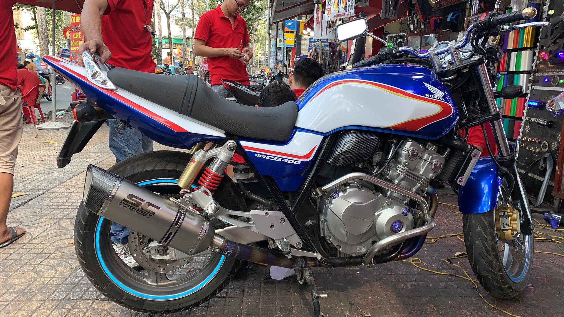 Chống đổ, thanh bảo vệ, khung bảo vệ CB400 VTEC 1-3 thế hệ 99-07 / Revo - 2013 inox 304 (3 điểm)