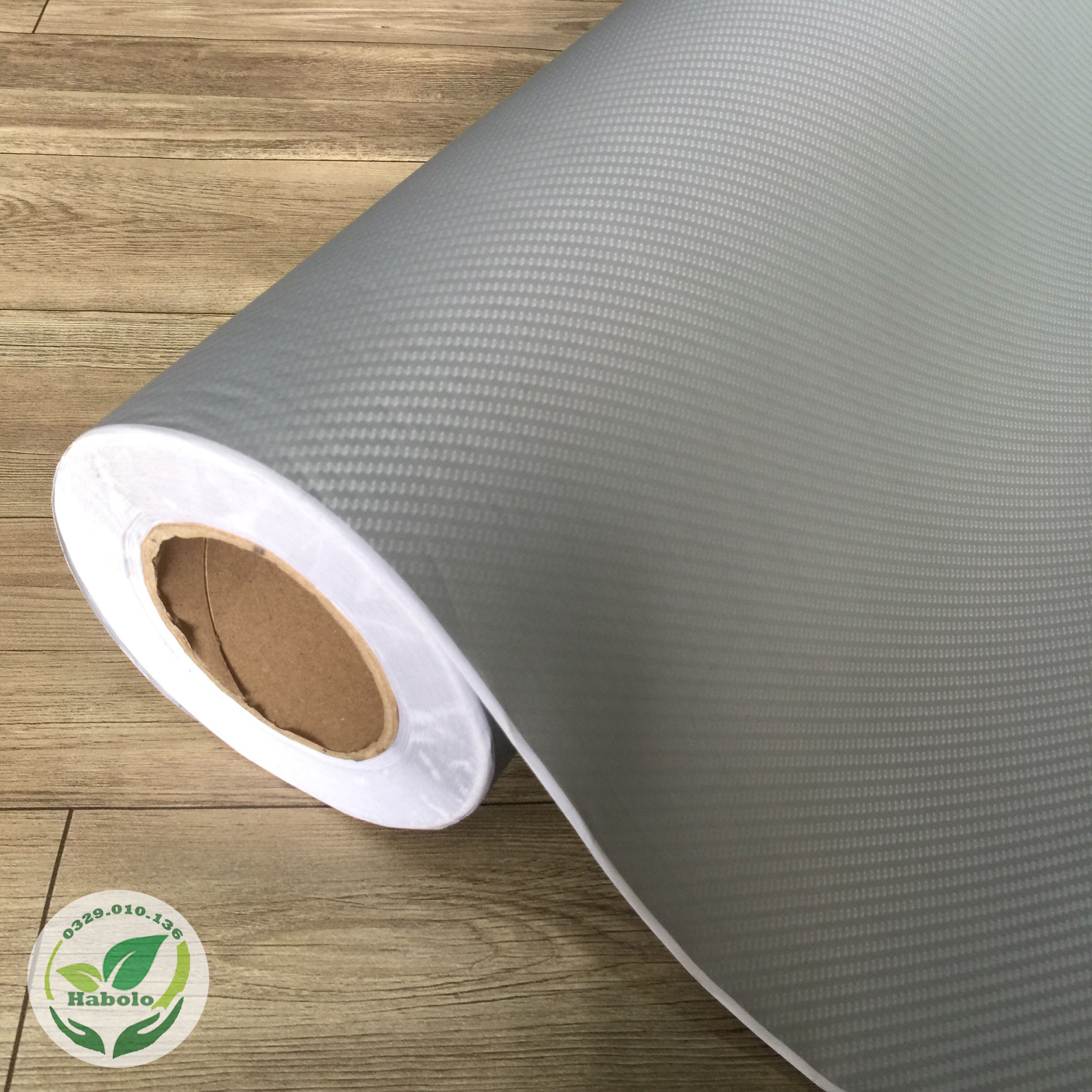 Decal carbon dán latop, điện thoại...xe , decan carbon vân xám nhám sẵn keo khổ 1.2m.