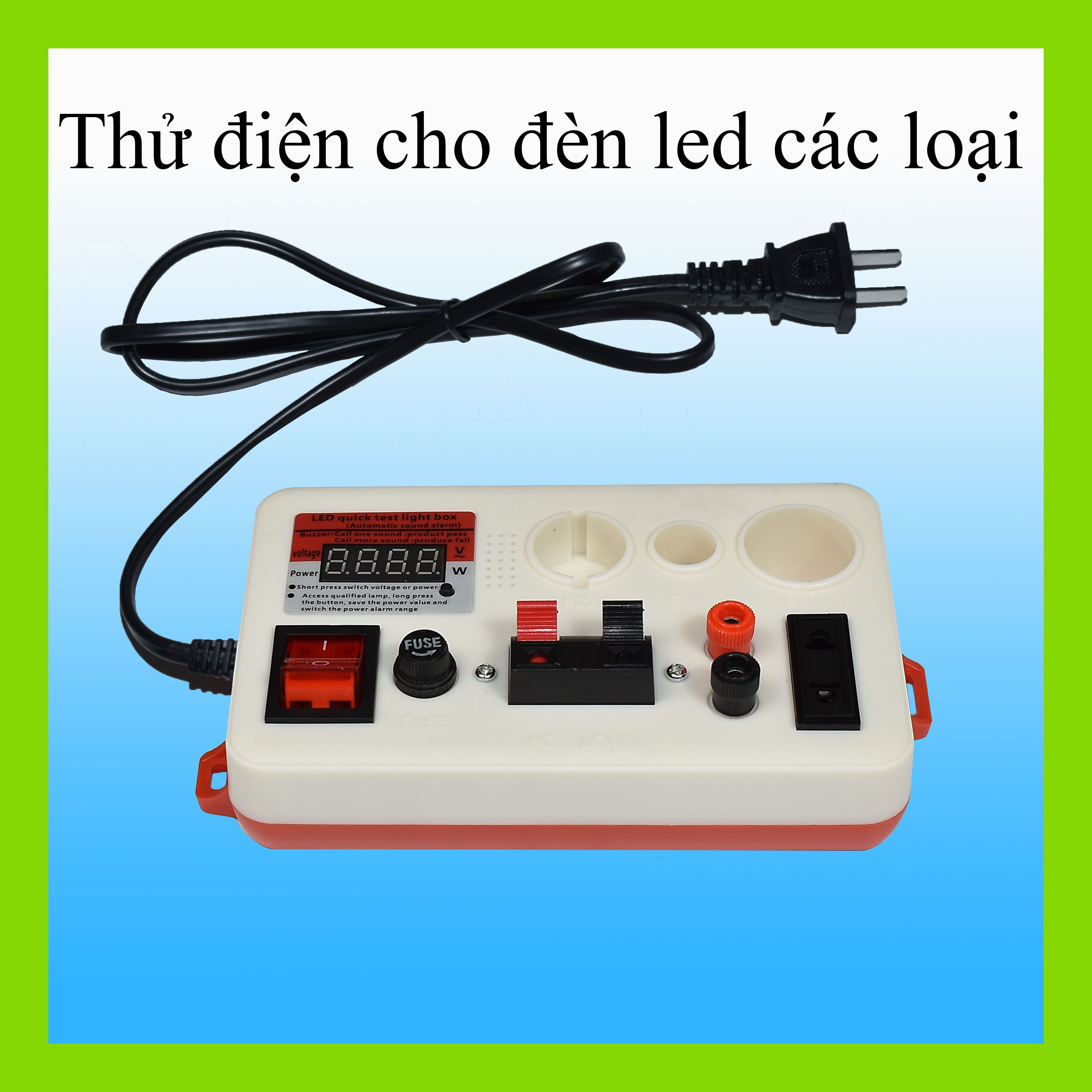 giá sỉ thiết bị kiểm tra điện Máy đo công suất đa năng,hộp thử điện cho bóng đèn đa năng