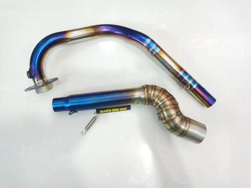 Cổ pô raider fi Winner sonic Exciter 2 khúc titan 32-51mm