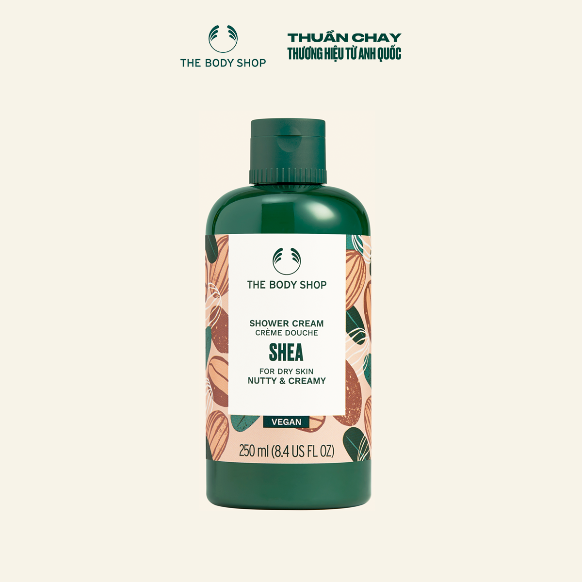 Sữa tắm hương bơ hạt mỡ shea shower cream 250ml the body shop