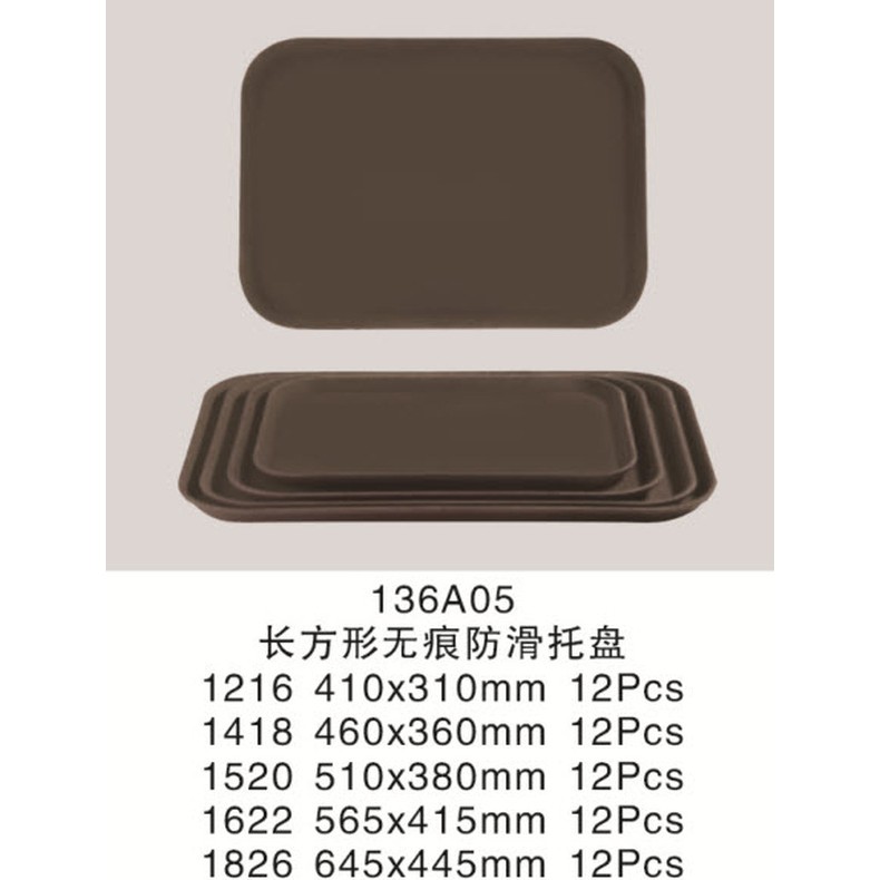 [Sỉ] Khay Phục Vụ Bưng Bê Đồ Chữ Nhật Chống Trơn Các Cỡ Dày Dặn Đẹp Giá Rẻ