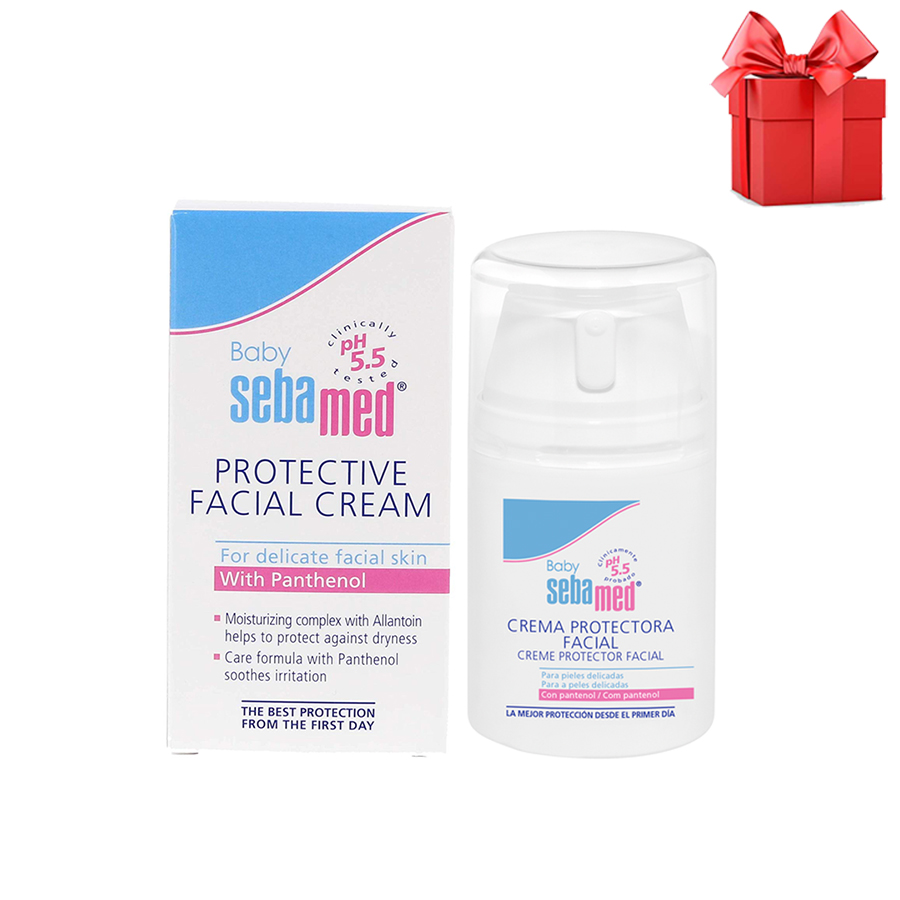 Kem bảo vệ da chàm sữa cho bé Sebamed pH5.5 Baby Protective Facial Cream