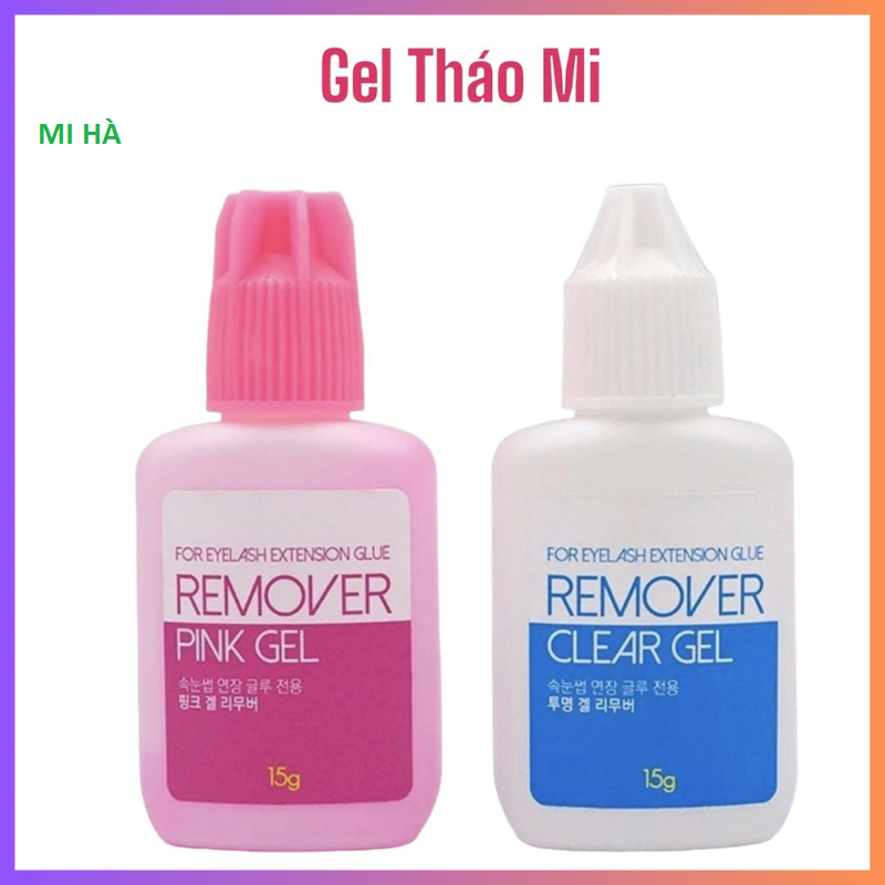 Gel tháo mi hồng remover gel, gel gỡ mi dụng cụ tháo mi nối,mi hà