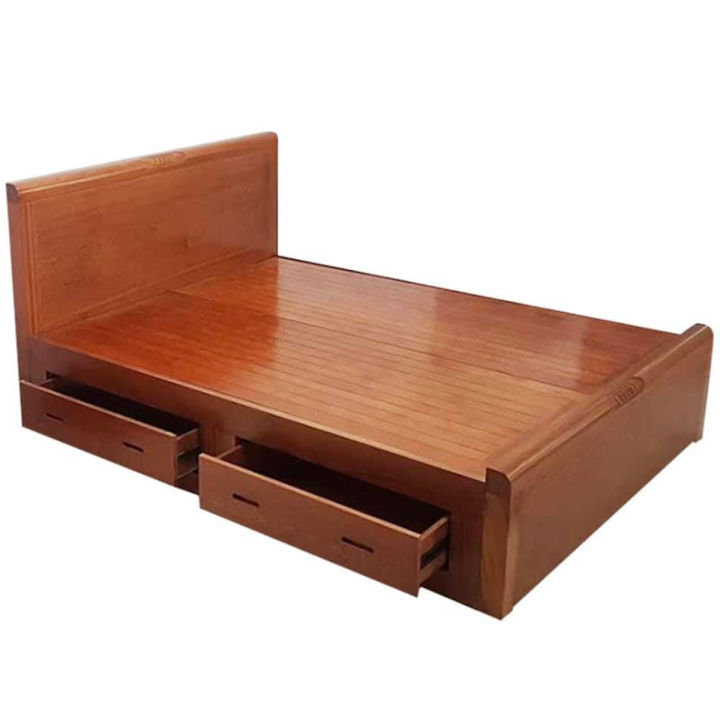[Trả góp 0%] Giường ngăn kéo vạt phản gỗ xoan đào  GIƯỜNG GỖ CAO CẤP