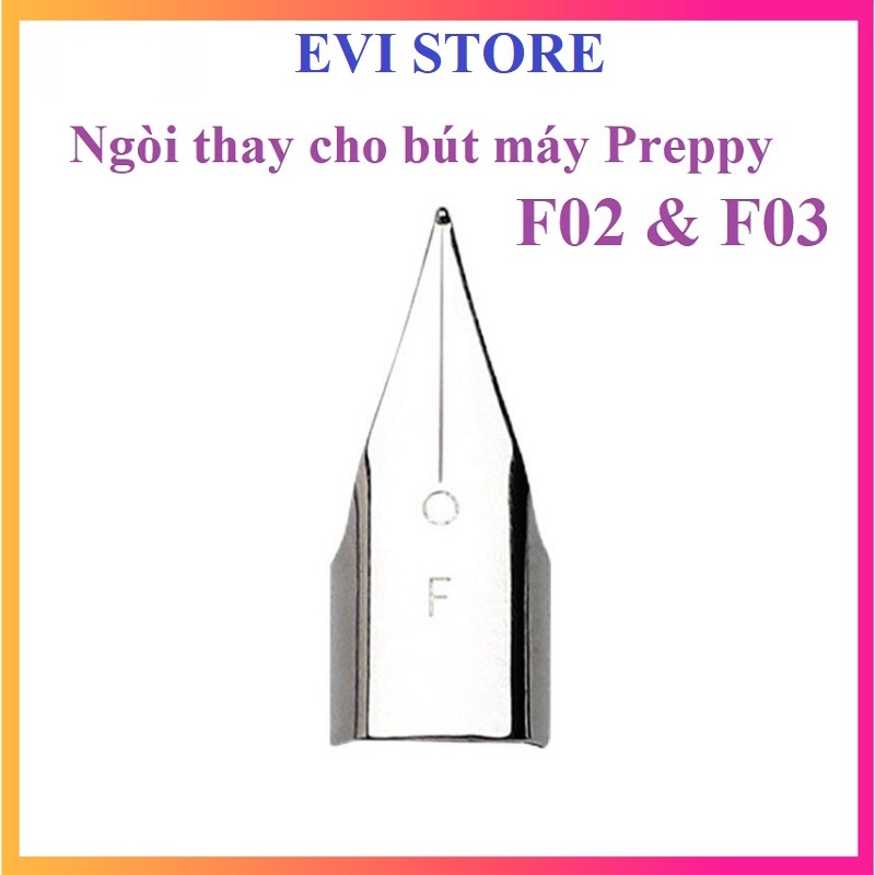 Ngòi bút thay vừa cho bút máy Preppy siêu trơn mượt / Ngòi F giải pháp thay cho bút mực Preppy F02 & F03