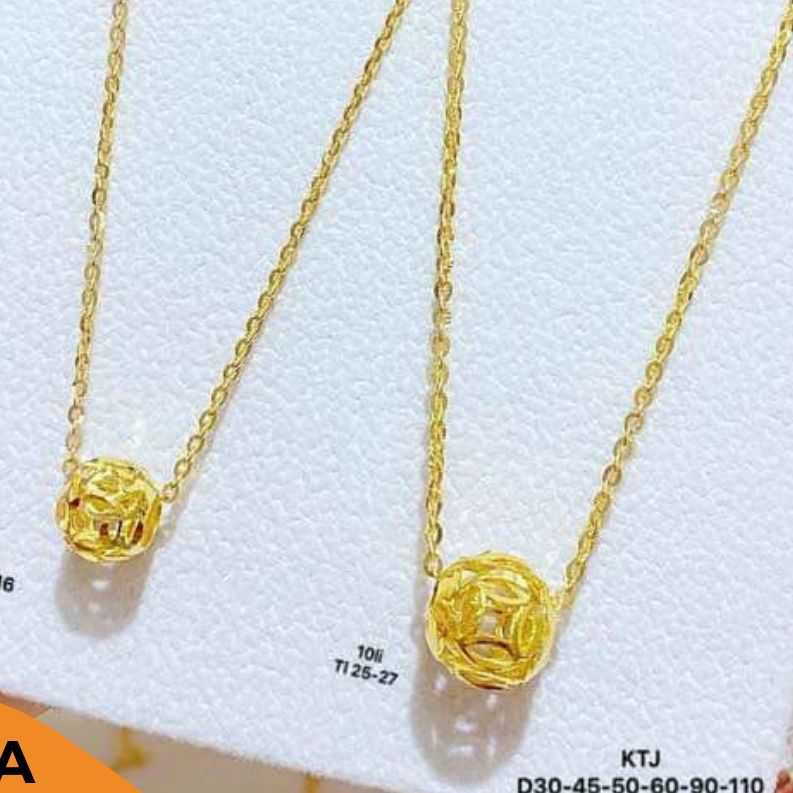 Dây chuyền vàng 24k, dây chuyền nữ thời trang cao cấp, dây chuyền nữ kim cương, dây chuyền bạc Ý 950, dây chuyền vàng non siêu cao cấp, dây chuyền đẹp, dây chuyền bạch kim vàng trắng Trang sức GADO DC033 - CAM KẾT KHÔNG ĐEN