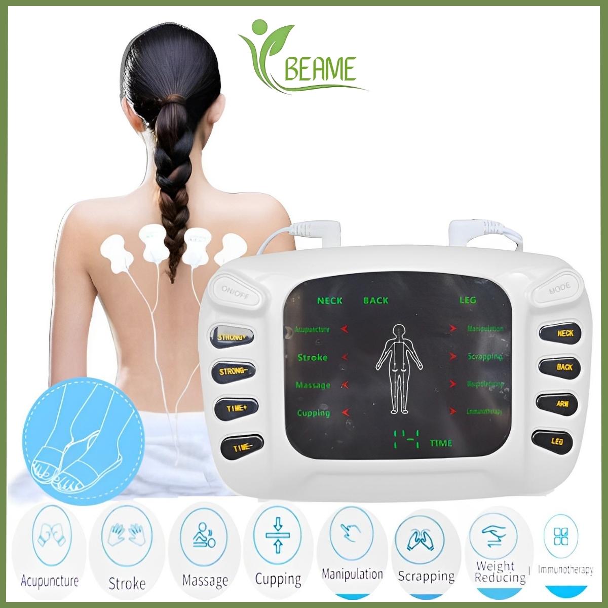 Máy xung điện trị liệu,máy massage xung điện YTK-309,với 6 đầu ra và đôi dép massage, máy điện xung trị liệu,máy châm cứu giảm đau nhức cơ thể nhanh chóng